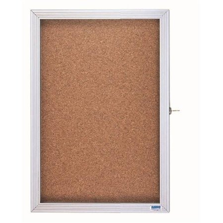 AARCO AARCO Products EBC3624 Economical Enclosed Bulletin Board Cabinet EBC3624